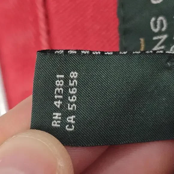 Ralph Lauren Denim Jacket Red Vintage Size L Womens - Picture 12 of 12